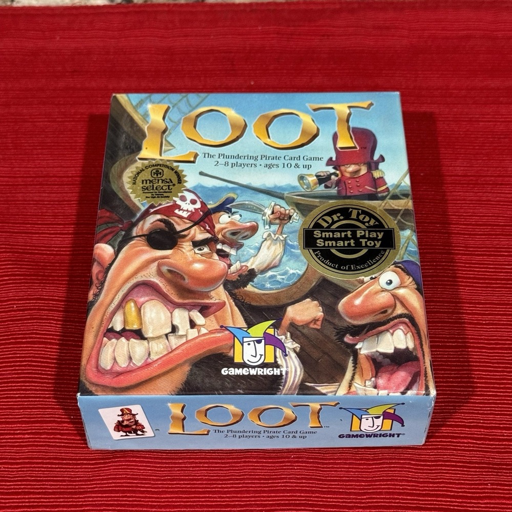 Loot The Plundering Pirate Card Game Gamewright Game Complete Sealed Card Deck